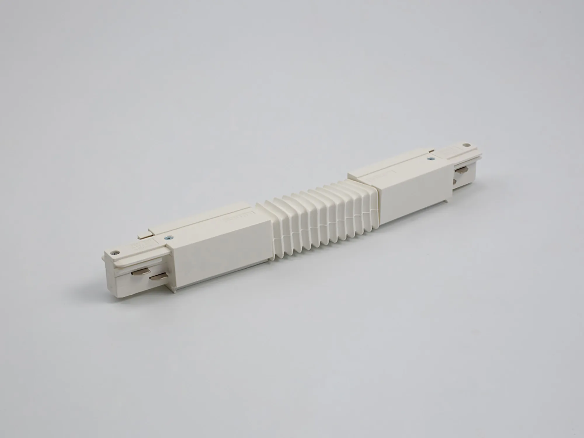 Flexible Coupler With Feeding Option 3 Circuit Surface Mounted Track With Data Bus 555 2 1211 1  Eutrac 3 Circuit Surface/DB-White